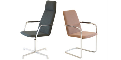 New Design Group Mi Chair Medium Cantilever and High Back 4 Star Swivel Chair