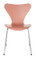 Fritz Hansen Series 7 Chair, 4 Leg Altstadt Rose Lacquered