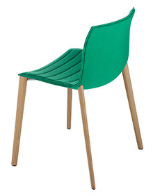 Arper Catifa 53 Chair Solid Oak Base - Upholstered
