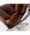 Vitra Eames Lounge Chair Detail Black Pigmented Walnut