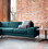 Ocee Design Alfi Three Seater with Left Arm and Cushions