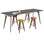 James Burleigh Osprey High Table Anthracite With Stools