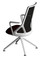 Edge Design Cicero Visitor Chair White Frame & Base, Black Seat & Mesh Backrest