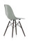 Vitra Eames Fiberglass DSW Chair Sea Foam Green - Dark Maple Rear Angle View