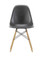 Vitra Eames Fiberglass DSW Chair Elephant Hide Grey - Golden Maple Front View