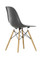 Vitra Eames Fiberglass DSW Chair Elephant Hide Grey - Golden Maple Rear Angle View
