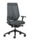 Interstuhl Joyce IS3 Mesh Back Task Chair JC216 With FlexGrid / Black Base / Black Plastic Backrest / With Arms - Front Angle View