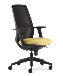 Pledge Eclipse Task Chair With Arms - Black Frame
