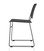 Verco Stax60 Stacking Chair Black with Black Powder-Coated Frame