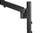 CBS Lima Pole Mounted Monitor Arm Black - Closeup