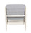 Ercol Von Chair Grey Fabric - Rear View