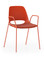 Boss Design Saint Chair - 4 Leg Frame With Armrests - Orange