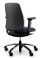 RH Logic 200 Ergonomic Task Chair - Purple / With Armrests / Black Base - Rear