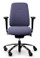RH Logic 200 Ergonomic Task Chair - Purple / With Armrests / Black Base - Front