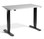 Mini Electric Height Adjustable Desk - Black Frame - Grey Top