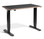 Mini Electric Height Adjustable Desk - Black Frame - Graphite Top with Ply Edging