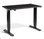 Mini Electric Height Adjustable Desk - Black Frame - Carbon Marine Wood Top