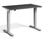Mini Electric Height Adjustable Desk - Silver Frame - Graphite Top