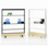 Vitra Dancing Wall Mobile Partitions - Shelving - Basic Dark & Soft Light - Natural Spruce