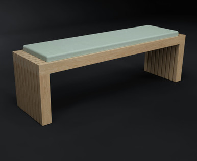 HK Designs Spaces Collection - Space 2 Sit Solid Wood Bench Seating