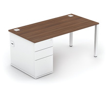 Imperial Pure Combination Desk with Storage - 800mm Top