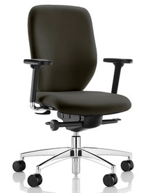 CLEARANCE Boss Design Lily Task Chair - Black/Polished