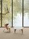 PKO A Lounge Chair and PK60 Coffee Table Oregon Pine