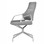 Wilkhahn Graph Chair 301/5 Medium-Height Backrest Swivel-mounted Side Grey