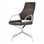 Wilkhahn Graph Chair 301/5 Medium-Height Backrest Swivel-mounted Side Leather
