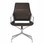 Wilkhahn Graph Chair 301/5 Medium-Height Backrest Swivel-mounted Front Leather