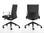 Vitra ID chair in basic dark base and frame and D ring arms