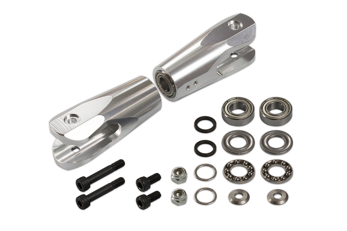051252-CNC Main Grip Set (Silver anodized)(for R5)
