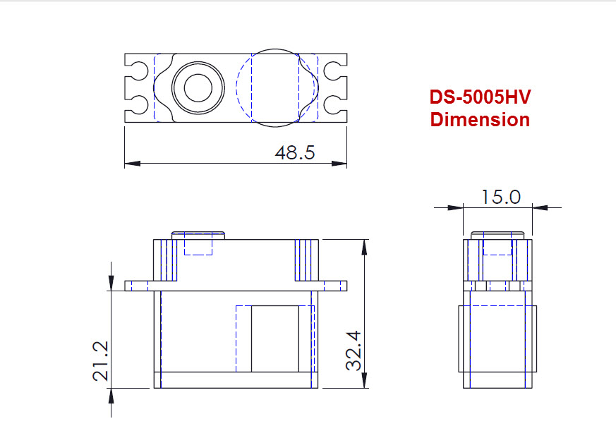 BK Micro Size  HV Cyclic Servo  DS 3001HV 3 PACK Goblin 