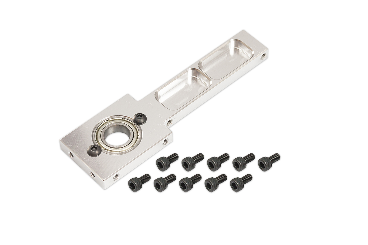 053251-CNC Main Shaft Upper Bearing Mount (Silver anodized)(for R5)