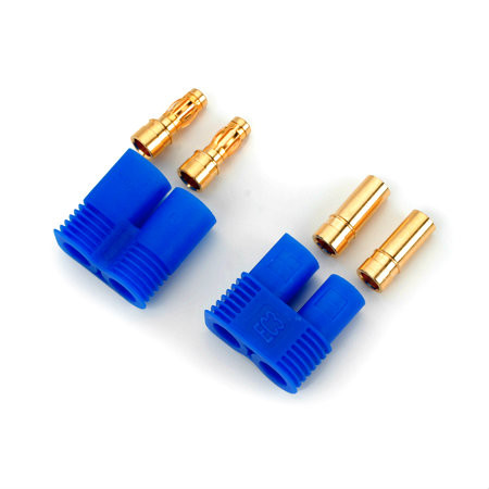 EC3 Gold Plated 3.5mm 60A Battery Connectors (1 Set)