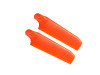 KBDD 84.5mm Extreme Edition Tail Blades 4093 Neon Orange - GOBLIN 500 / GAUI X5