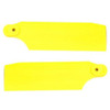 KBDD PRO Tail Blades 61mm - Neon Yellow - GAUI X3