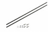 GAUI X7 / NX7 Carbon Fiber (CF) Tail Boom Support Rod Set - SILVER