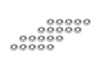 GAUI X7 Countersunk Frame Silver Washers (for M3 screws) 20pcs