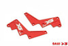 GAUI X3 CNC Frame Reinforcement Plate set *UPGRADE* (Red Anodized Aluminium) - 216155