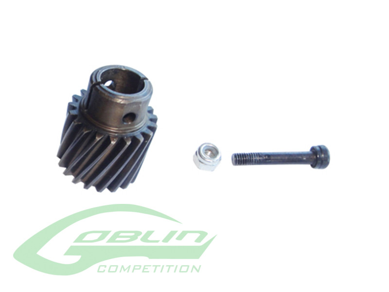 SAB Goblin Heavy Duty BLACK Steel Pinion 19T [H0361-S] - Goblin 770  Competition / Speed