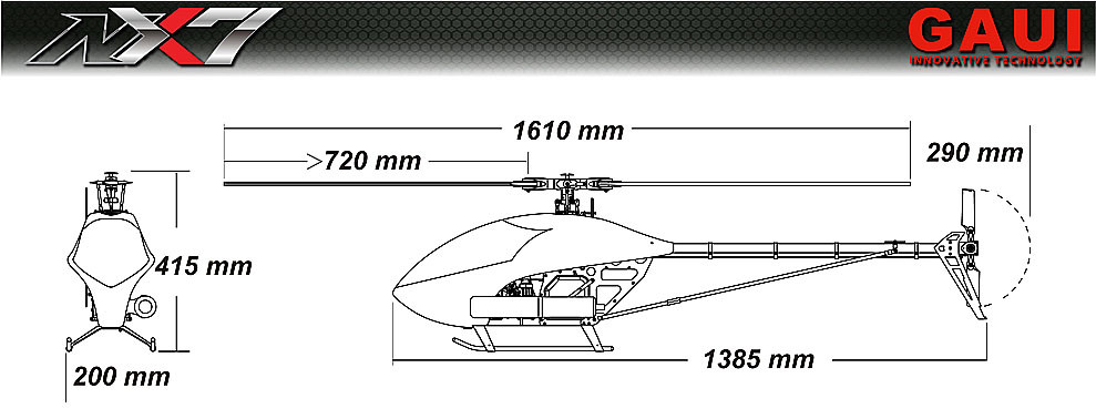 GAUI NX7 Formula Kit (No Blades)