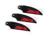 ZEAL 3 Blade Carbon Fiber Tail Blades 115mm - ORANGE