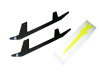 SAB Carbon Fiber Landing Gear Replacement Skid Set (Kyle Stacy Edition) - Goblin 380 KSE / 420