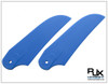 RJX Plastic 85mm Tail Blades - BLUE