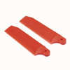 ION RC - Plastic 73mm Tail Blades - GAUI X4II / NX4 / TREX 500