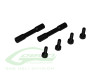 SAB Aluminum Tail Case Spacer Black Matte - Goblin Helicopters