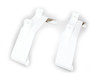 SAB Plastic Landing Gear Support White (2pcs) - Goblin Nitro/700 Kyle Stacy Edition