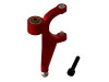 OXY2 - CNC Aluminum PRO Tail Bell Crank - Red - OXY 2