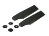 OXY Max Tail Blade Set 70mm (with shims) - Black - OXY 4 MAX
